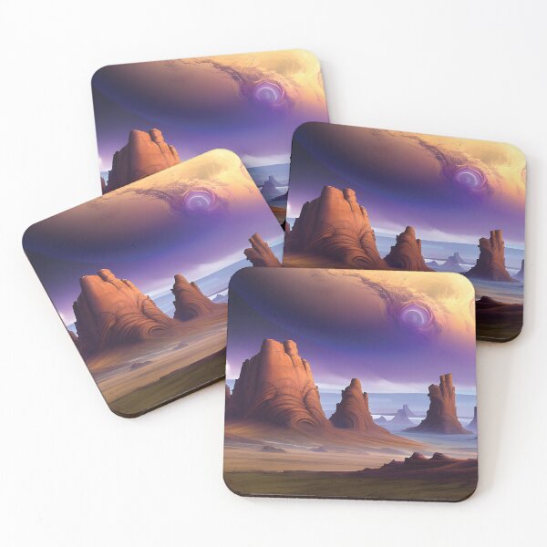 Item preview, Purple Alien Landscape designed and sold by Jin-Ai.