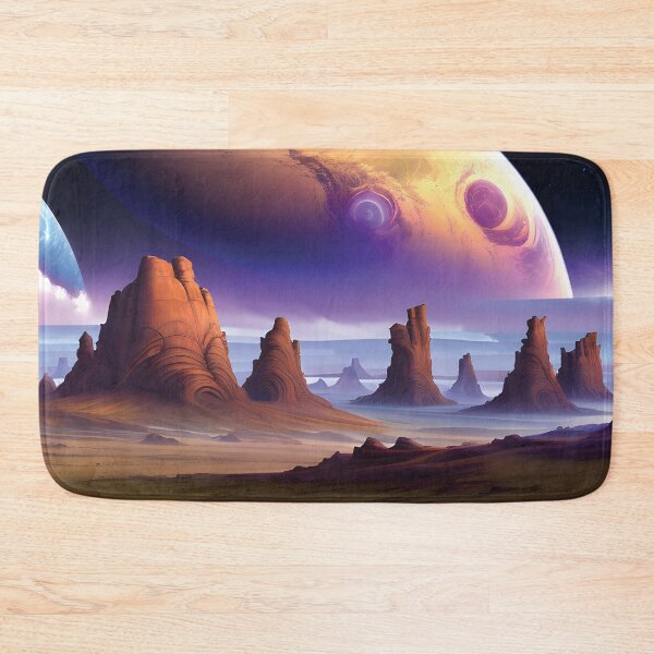 Item preview, Purple Alien Landscape designed and sold by Jin-Ai.