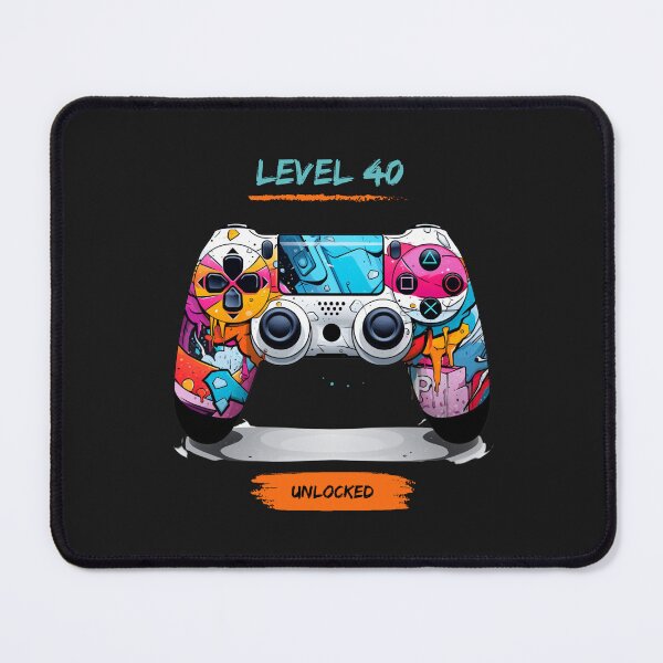 Item preview, Level 40 Unlocked Graffiti Paint Art Video Game Controller designed and sold by T1337.