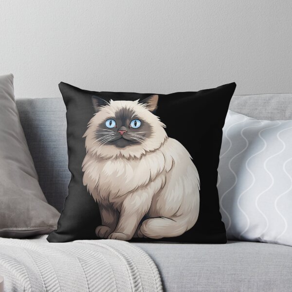 Item preview, Birman Beauty in Watercolor Feline Art designed and sold by meganohm.