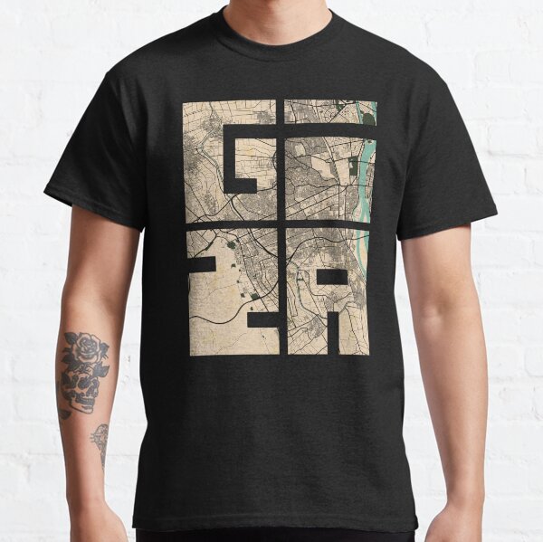 Item preview, Giza City Map of Egypt - Vintage designed and sold by deMAP.