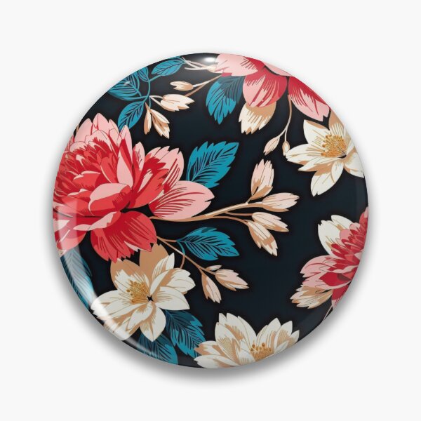 Item preview, Vintage Flower Pattern designed and sold by Retro Salt.
