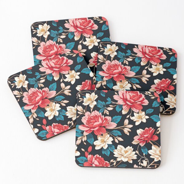 Item preview, Vintage Flower Pattern designed and sold by Retro Salt.