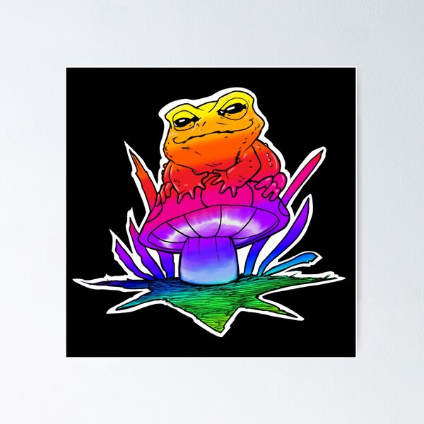 Item preview, rainbow toad designed and sold by Wayne Brown.