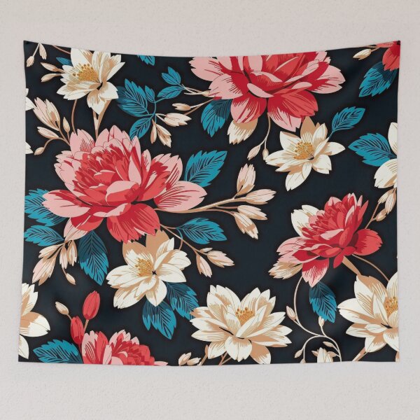 Item preview, Vintage Flower Pattern designed and sold by Retro Salt.