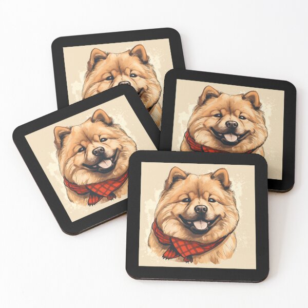 Item preview, Chow Chow Christmas Plaid Watercolor designed and sold by rafaeltto.