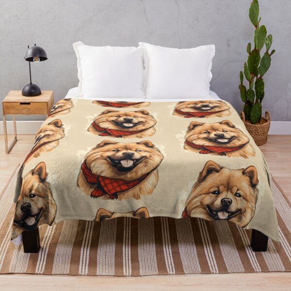 Item preview, Chow Chow Christmas Plaid Watercolor designed and sold by rafaeltto.