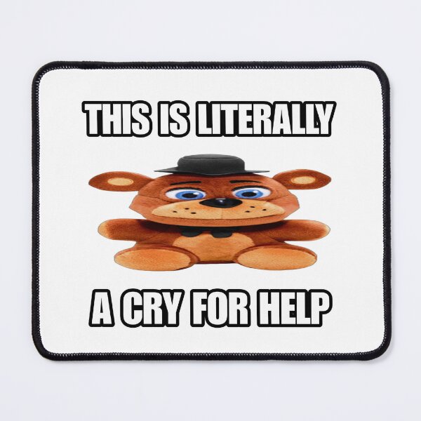 Item preview, Silly FNAF Cry For Help Ironic T-Shirt designed and sold by sailorwiitch.