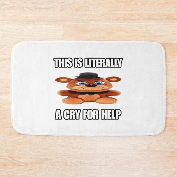 Item preview, Silly FNAF Cry For Help Ironic T-Shirt designed and sold by sailorwiitch.