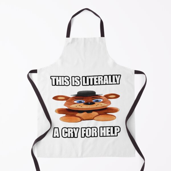 Item preview, Silly FNAF Cry For Help Ironic T-Shirt designed and sold by sailorwiitch.