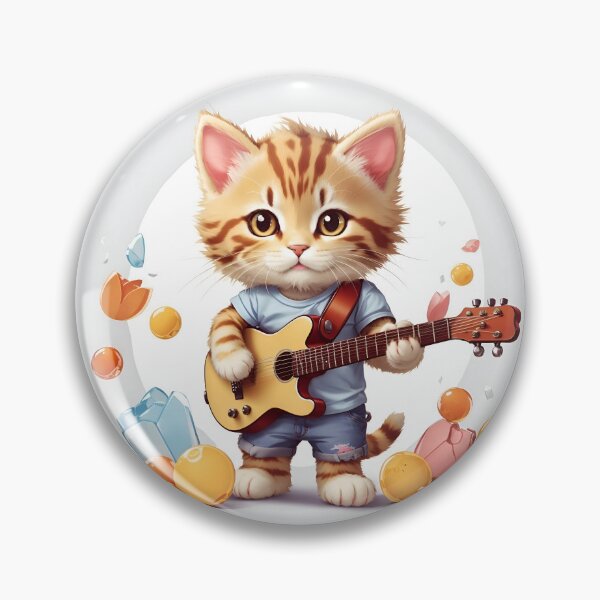 Item preview, Cool Cat Strummin' Tunes designed and sold by Neranchara.