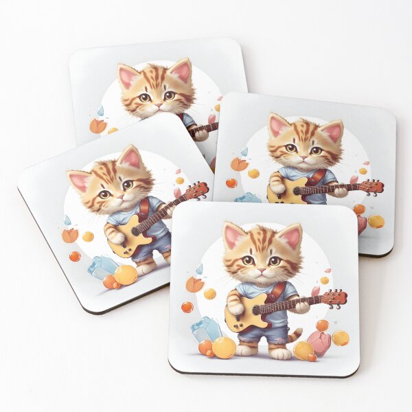 Item preview, Cool Cat Strummin' Tunes designed and sold by Neranchara.