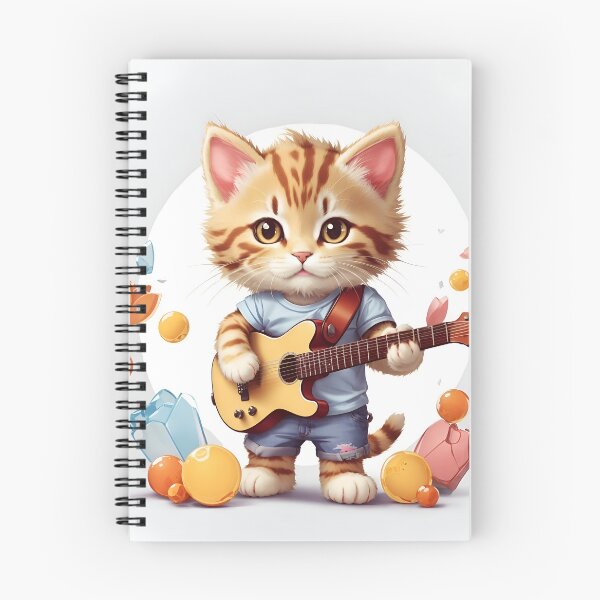 Item preview, Cool Cat Strummin' Tunes designed and sold by Neranchara.