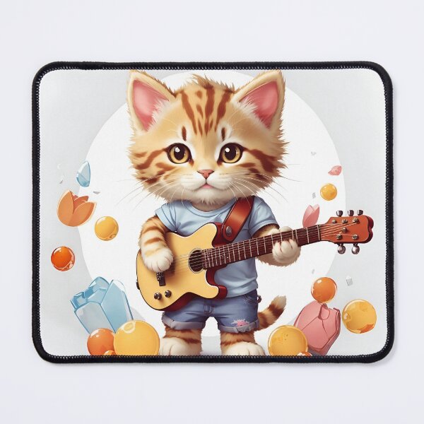 Item preview, Cool Cat Strummin' Tunes designed and sold by Neranchara.