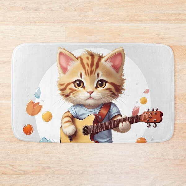 Item preview, Cool Cat Strummin' Tunes designed and sold by Neranchara.