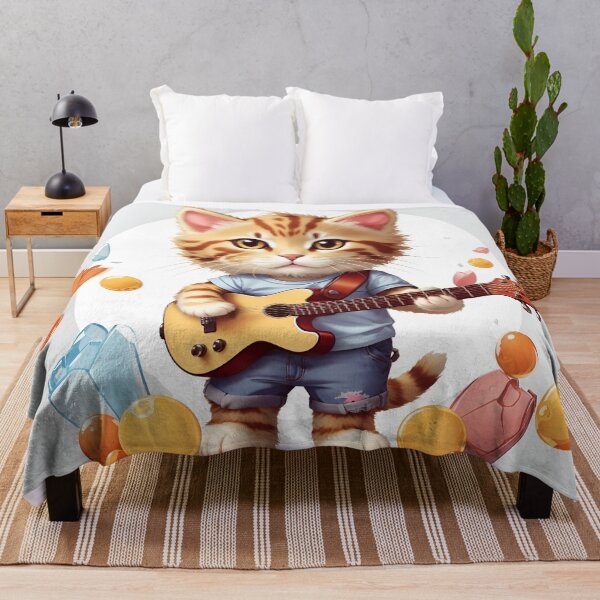 Item preview, Cool Cat Strummin' Tunes designed and sold by Neranchara.