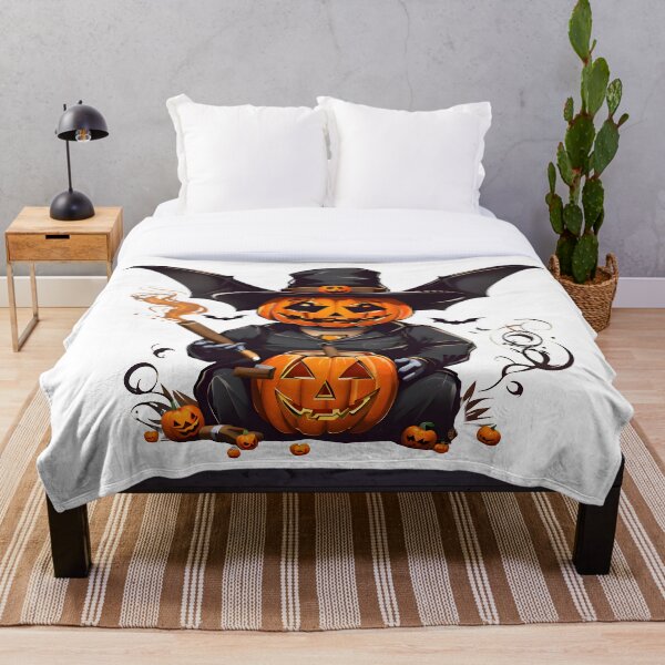 Item preview, "Bat with a Pumpkin Head With a Smoking Cigar- Spooky Halloween T-Shirt" designed and sold by T3goods.
