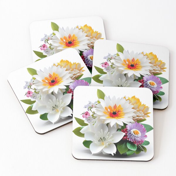 Item preview, Exquisite Floral Arrangement with Vivid Blossoms designed and sold by BrandBespoke.