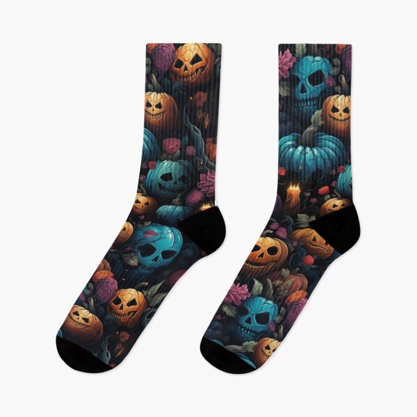 Item preview, Creepy Halloween Pumpkins and Flowers designed and sold by venomNL.
