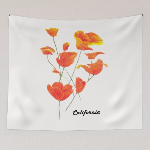 Item preview, 50 States 50 flowers: California Poppy  designed and sold by sandrahlee.