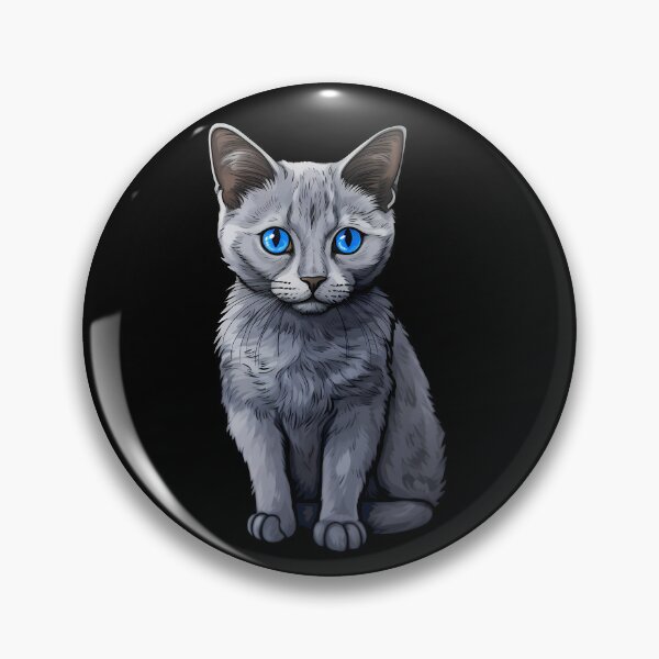 Artikelvorschau, Russian Blue Tranquility Katzenkunst entworfen und verkauft von meganohm.