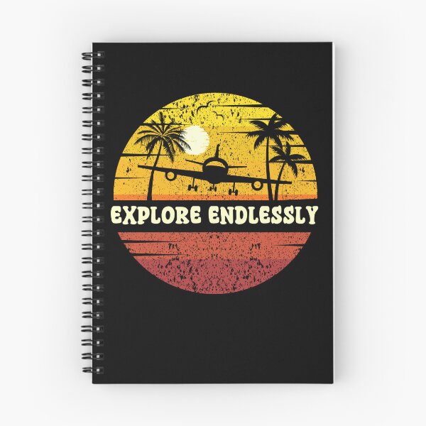 Item preview, EXPLORE ENDLESSLY:  Vintage Beach Vibes - Retro Sunrise Design - Fueled By Travel designed and sold by Sun Sand & Sea Art.