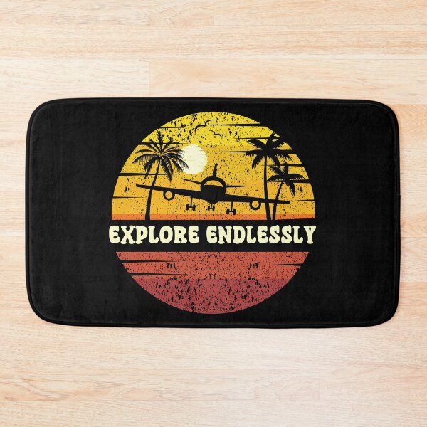 Item preview, EXPLORE ENDLESSLY:  Vintage Beach Vibes - Retro Sunrise Design - Fueled By Travel designed and sold by Sun Sand & Sea Art.