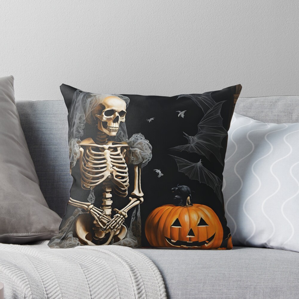 Item preview, Throw Pillow designed and sold by ArtPrintsAi.