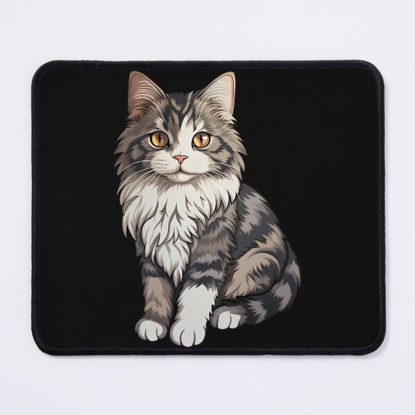 Item preview, Majestic Norwegian Forest Cat Art Delight designed and sold by meganohm.