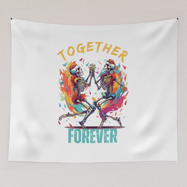 Item preview, Halloween lovers, Skeleton couples dancing, Eternal couples, together forever designed and sold by Moe-Hagag.