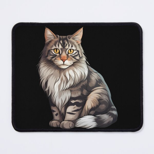 Item preview, Maine Coon Majesty Watercolor Cat Dreams designed and sold by meganohm.