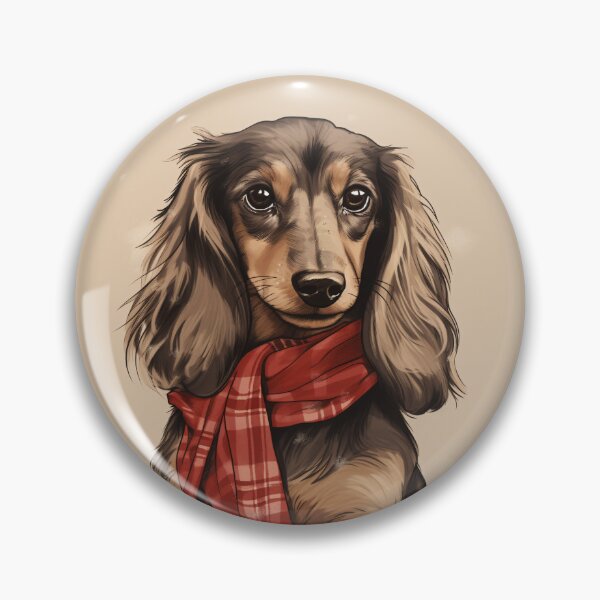 Artikelvorschau, Dachshund Christmas Plaid Watercolor entworfen und verkauft von rafaeltto.