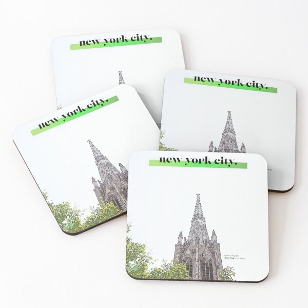 Item preview, New York City Grace Church Poster designed and sold by IvanHDesign.