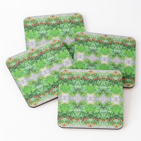 Item preview, Crimson Clover Wallpaper designed and sold by will-o-wares.