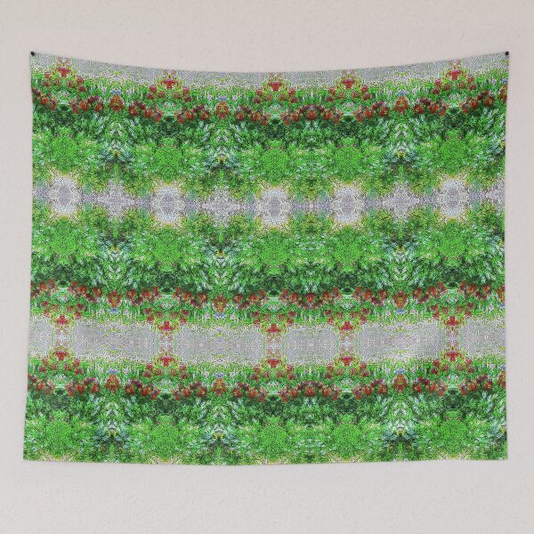 Item preview, Crimson Clover Wallpaper designed and sold by will-o-wares.