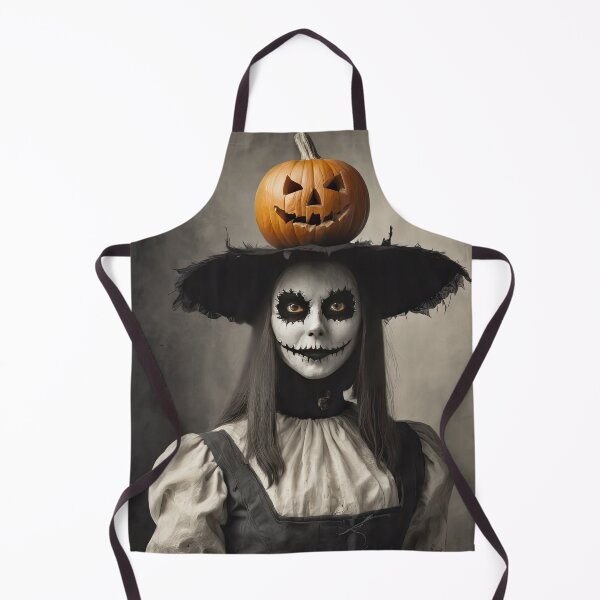 Item preview, The Haunting Allure of Scarred Pumpkin Witches designed and sold by ArtPrintsAi.