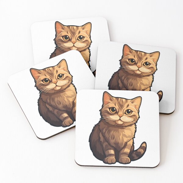 Item preview, Brown Cat Serenity: Artistic Feline Grace designed and sold by meganohm.