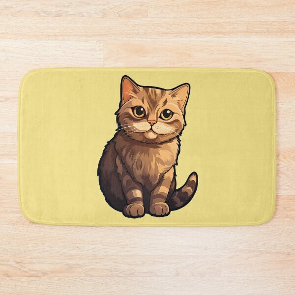 Item preview, Brown Cat Serenity: Artistic Feline Grace designed and sold by meganohm.