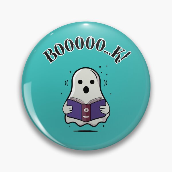 Item preview, Book - Ghost reading a book and booing designed and sold by ColourfulTimes.