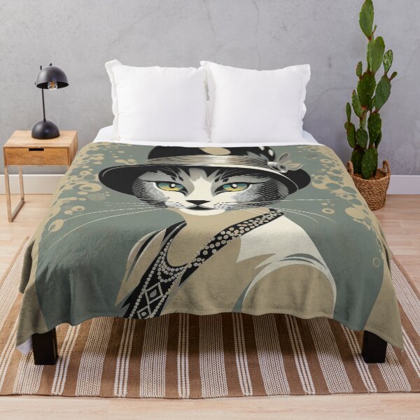 Item preview, Vintage 1940s Cat Animal Portrait designed and sold by Retro Salt.