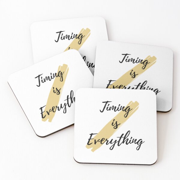 Item preview, Timing is Everything v2 t-shirt designed and sold by HorologyHaven.