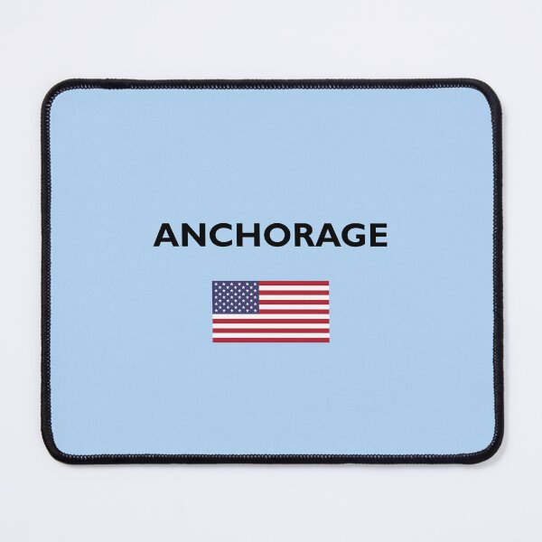 Item preview, Anchorage USA American Flag Light-Color designed and sold by TinyStarAmerica.