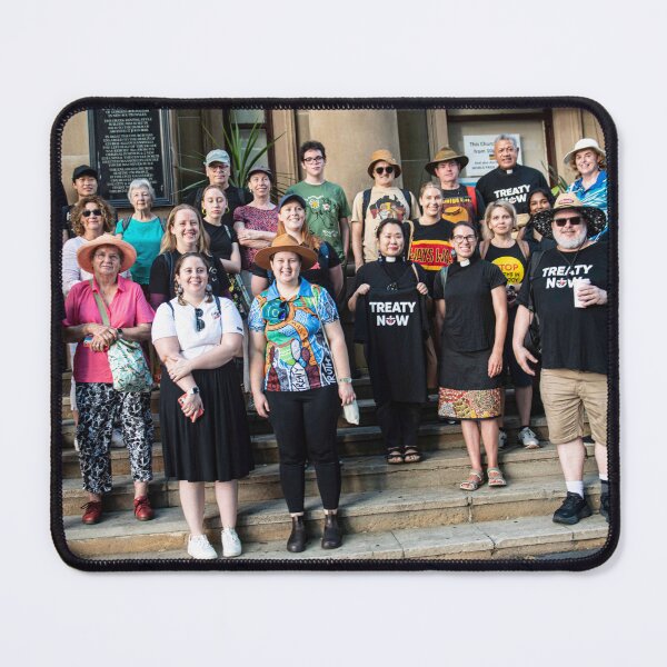 Item preview, 0586 Invasion Day March designed and sold by Pitt Street Uniting Church, Sydney.