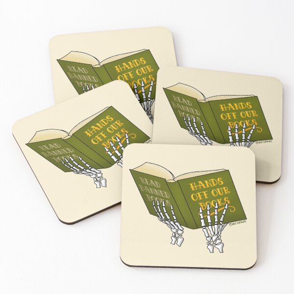 Item preview, Spooky Hands Off Our Books designed and sold by hofdraws.