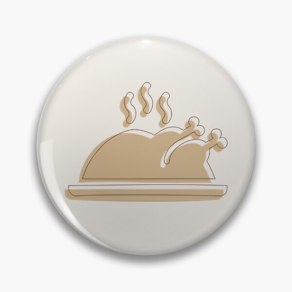 Item preview, Roast Turkey - Minimalist Style Simple Icon designed and sold by MKYArt.