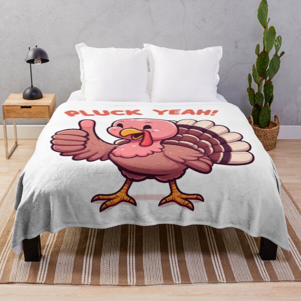 Item preview, Pluck Yeah! - Funny Thanksgiving Turkey designed and sold by ZenEverAI.