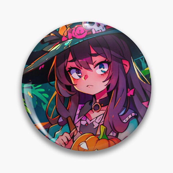 Item preview, Halloween Witch Girl Pumpkin Spooky Anime Digital Art designed and sold by YabaiArts.