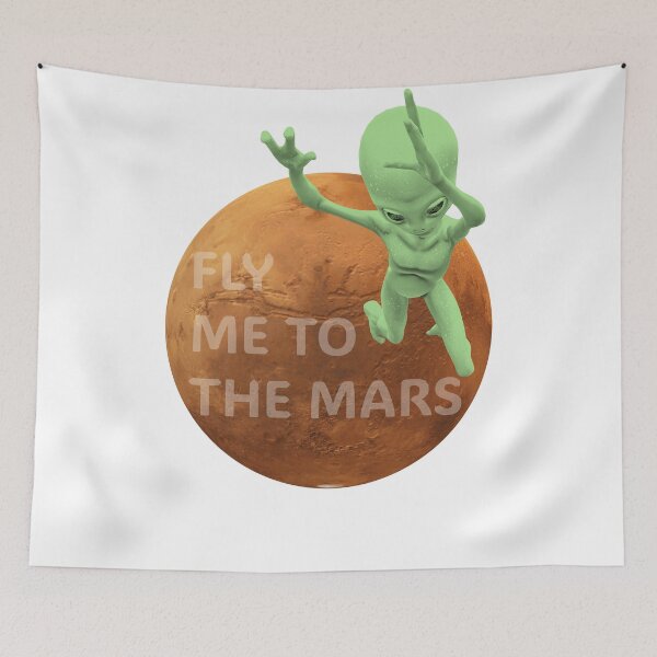 Item preview, Fly me to the mars designed and sold by ArtHuner.
