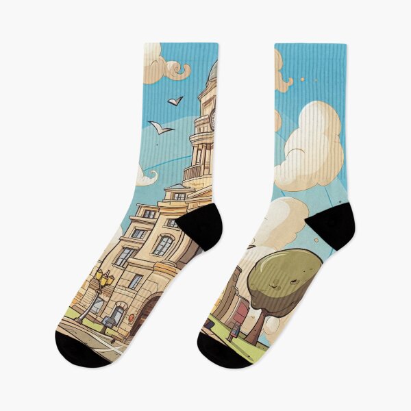 Item preview, City Hall | cute style designed and sold by ComicsFactory.