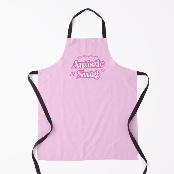Item preview, B*tches Love My Autistic Swag Pink Ironic Sticker designed and sold by bubbleiel.